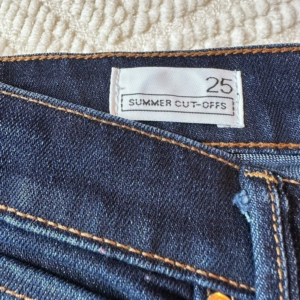 GAP 1969 Maddie Denim Summer Cut off Shorts Size 25